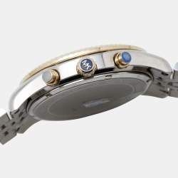 Michael Kors White Two-Tone Stainless Steel Lexington MK8344 Men's Wristwatch 45 mm