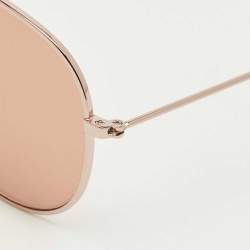 Pre Owned Michael Kors Rose Gold M3005S Kennedy Flash Aviator Sunglasses