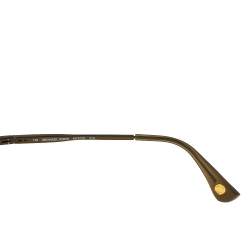 Michael Kors Bronze Tone Titanium / Green Gradient MKS720 Aviator Sunglasses