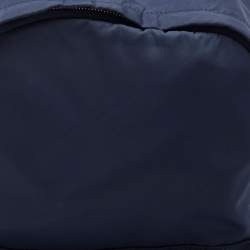 Pre Owned Michael Kors Navy Blue/Black Nylon and Leather Kent Backpack