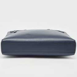 Michael Kors Navy Blue Leather Briefcase