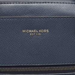 Michael Kors Navy Blue Leather Briefcase