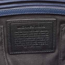 Michael Kors Navy Blue Leather Briefcase