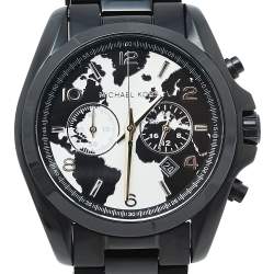 Michael Kors Black PVD Coated Stainless Steel Watch Hunger Stop MK6271 Unisex Wristwatch 40 mm