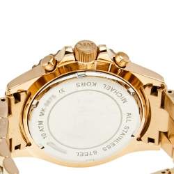 Michael Kors Black Rose Gold Plated Stainless Steel Everest MK5875 Women's Wristwatch 42 mm