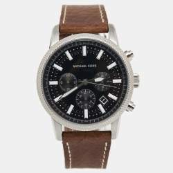 Michael Kors Black Stainless Steel Scout MK8309 Men's Wristwatch 43 mm
