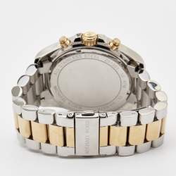 Michael Kors Blue Two Tone Stainless Steel Bradshaw MK5976 Men's Wristwatch 43 mm