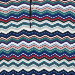 Pre Owned تي شيرت بولو ميسوني كروهات متعدد الألوان محبوك مقاس كبير (لارج)