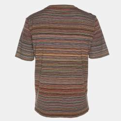 مملوكة مسبقًا Missoni Multicolor Stripe Jersey T-Shirt S