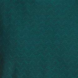 Pre Owned Missoni Green Chevron Jacquard Knit Crewneck T-Shirt L