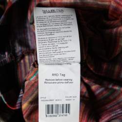 Pre Owned Missoni Multicolor Printed Cotton Crew Neck Short Sleeve T-Shirt M