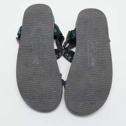 Pre Owned Missoni X Suicoke Multicolor Canvas Depa Flat Sandals Size 39