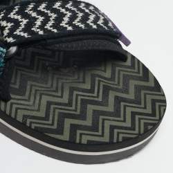 Pre Owned Missoni X Suicoke Multicolor Canvas Depa Flat Sandals Size 39