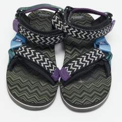Pre Owned Missoni X Suicoke Multicolor Canvas Depa Flat Sandals Size 39