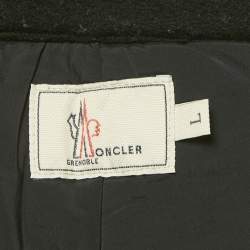 Pre Owned Moncler Grenoble Khaki Green Ski Trousers L