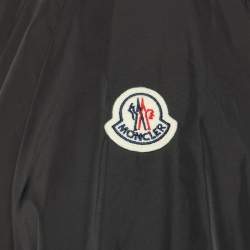 Moncler Black Nylon Iwao Zip Up Jacket M