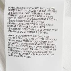 Pre Owned Moncler White Cotton Pique Short Sleeve Polo T-Shirt M