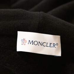 Pre Owned Moncler X Palm Angels Black Knit Make It Rain Zip Up Hoodie M