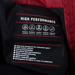 Moncler Grenoble Red Corduroy Straight Fit Overalls S
