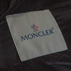 Pre Owned Moncler Black Down Quilted Dustin Puffer Jacket 3XL