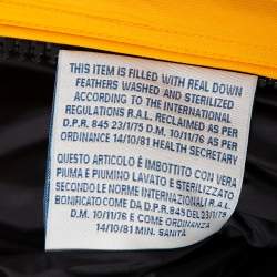 Pre Owned Moncler x Off-White Yellow Synthetic Down Padded Giverny Gilet L