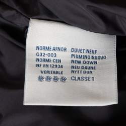 Pre Owned Moncler x Off-White Yellow Synthetic Down Padded Giverny Gilet L