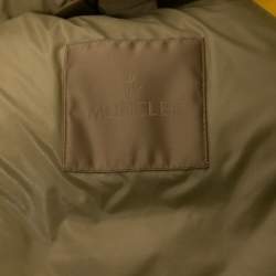 Moncler Lime Green Quilted Puffer Vest XL