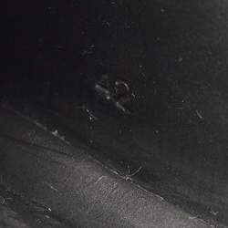 Pre Owned Moncler Black Rubber Lilo Pool Slide Size 42