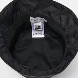 Moncler Black Nylon Bucket Hat S