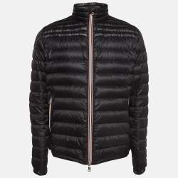 Moncler Black Nylon Puffer Down Jacket XXL