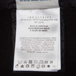 Moncler Black Synthetic and Cotton Puffer Jacket XXL