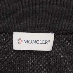 Moncler Black Synthetic and Cotton Puffer Jacket XXL