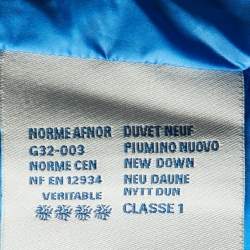 Pre Owned Moncler Blue Nylon Ray Padded Gilet M