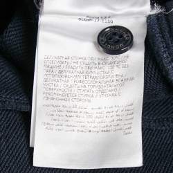 Moncler Blue Cotton Knit Drawstring Jogger Pants XXL
