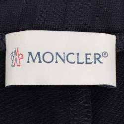 Moncler Navy Blue Cotton Drawstring Track Pant XL