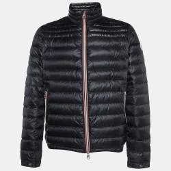 Moncler Black Nylon Daniel Quilted Down Jacket XL 