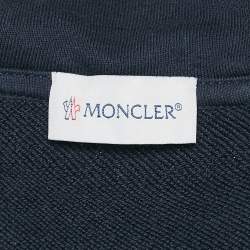 Moncler Navy Blue Cotton Zip-Up Hoodie M