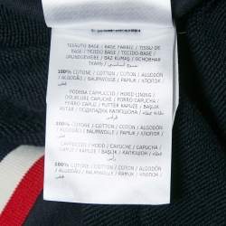 Moncler Navy Blue Cotton Zip-Up Hoodie M