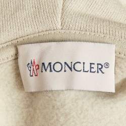 Moncler x Adidas Grey Cotton and Puffer Trim Hoodie S