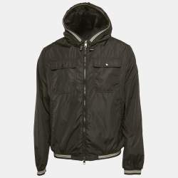 Moncler Black Nylon Hooded Zip-Up Jean-Claude Jacket M