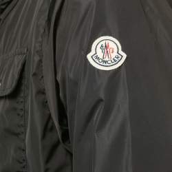 Moncler Black Nylon Hooded Zip-Up Jean-Claude Jacket M