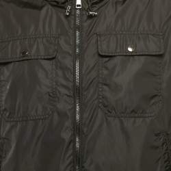 Moncler Black Nylon Hooded Zip-Up Jean-Claude Jacket M