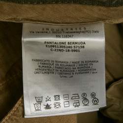 Moncler Beige Cotton Gabardine Bermuda Shorts S