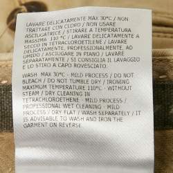 Moncler Beige Cotton Gabardine Bermuda Shorts S
