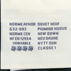 Pre Owned Moncler Blue Quilted Hooded Jacket S