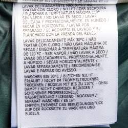 Pre Owned Moncler Blue Quilted Hooded Jacket S