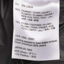 Pre Owned Moncler Grey Wool Puffer Jacket XXL