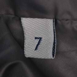 Pre Owned Moncler Grey Wool Puffer Jacket XXL