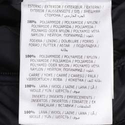 Pre Owned Moncler Navy Blue Nylon Puffer Jacket XXL