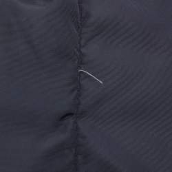 Pre Owned Moncler Navy Blue Nylon Puffer Jacket XXL